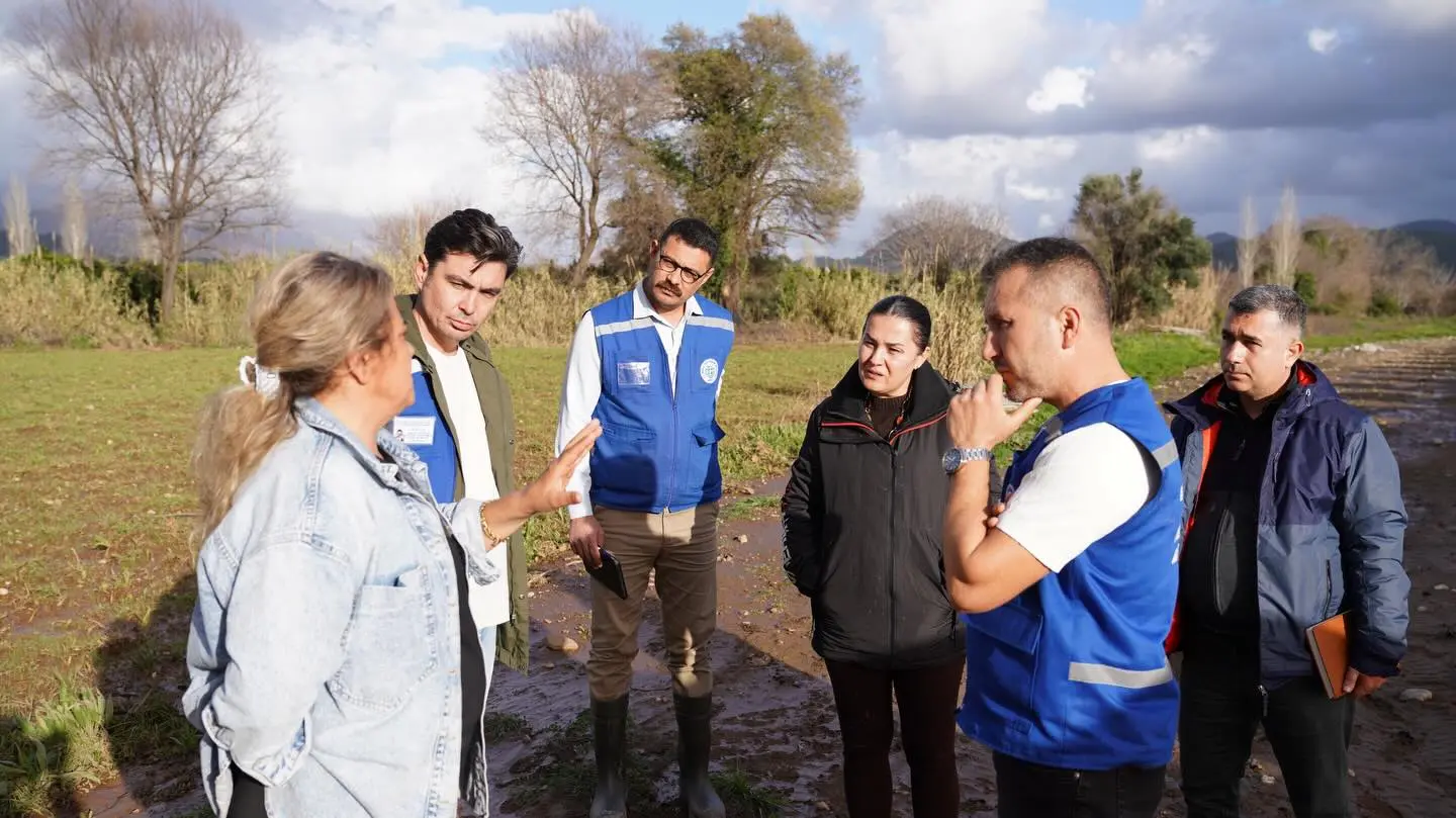Büyükşehir'den Köyceğiz’de Sel Sonrası Üreticiye Destek