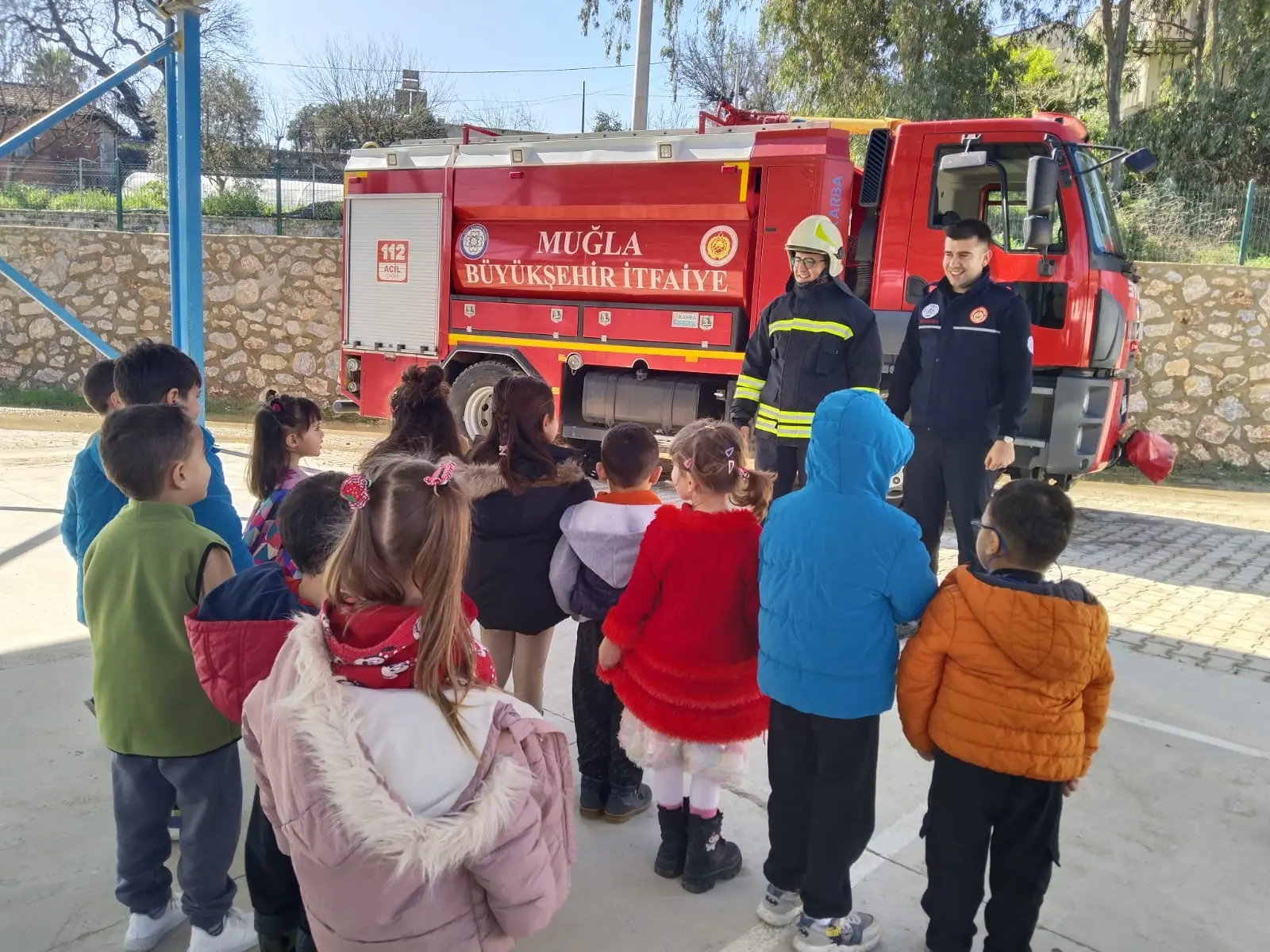 Büyükşehir Belediyesi’nden Miniklere Yangın Güvenliği Eğitimi