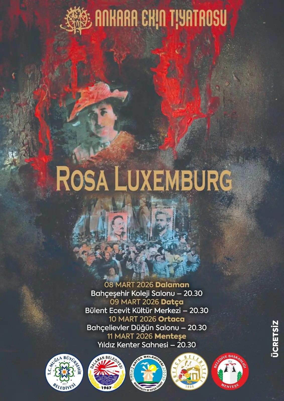 Ankara Ekin Tiyatrosu Rosa Luxemburg Etkinliğine Davetlisiniz