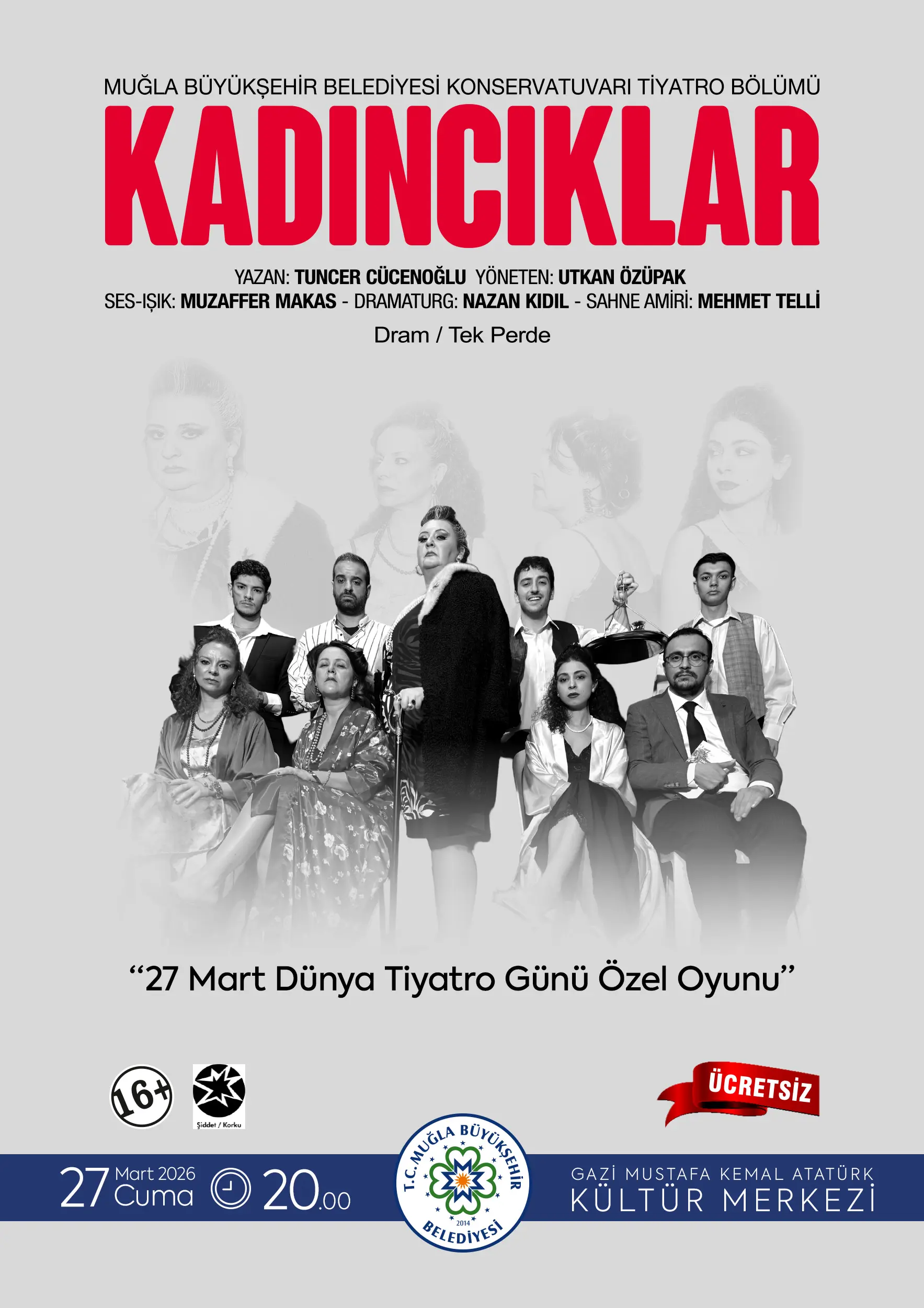 Kadıncıklar Tiyatro Oyunu Etkinliğine Davetlisiniz