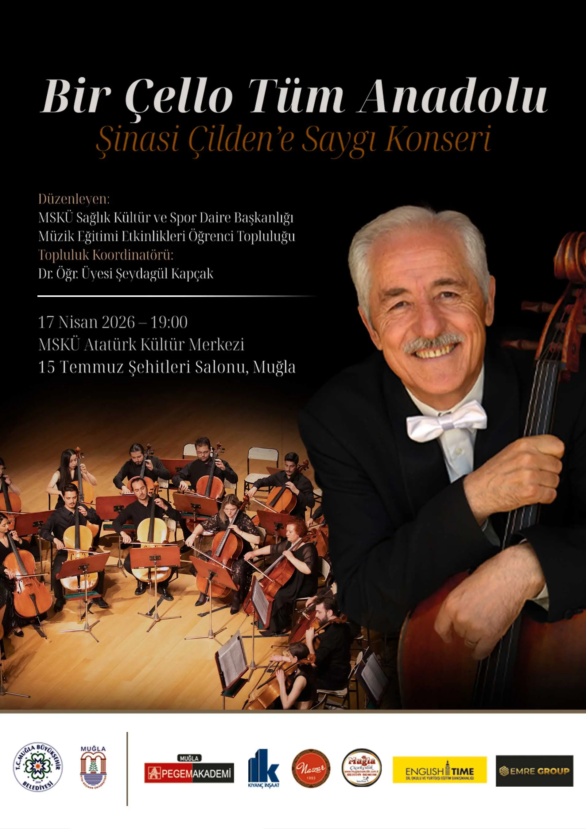 Bir Çello Tüm Anadolu Etkinliğine Davetlisiniz