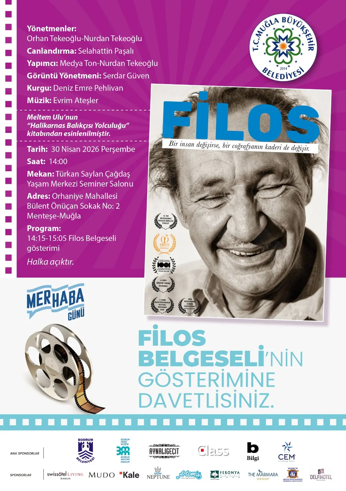 Filos Belgesel Gösterimi Etkinliğine Davetlisiniz