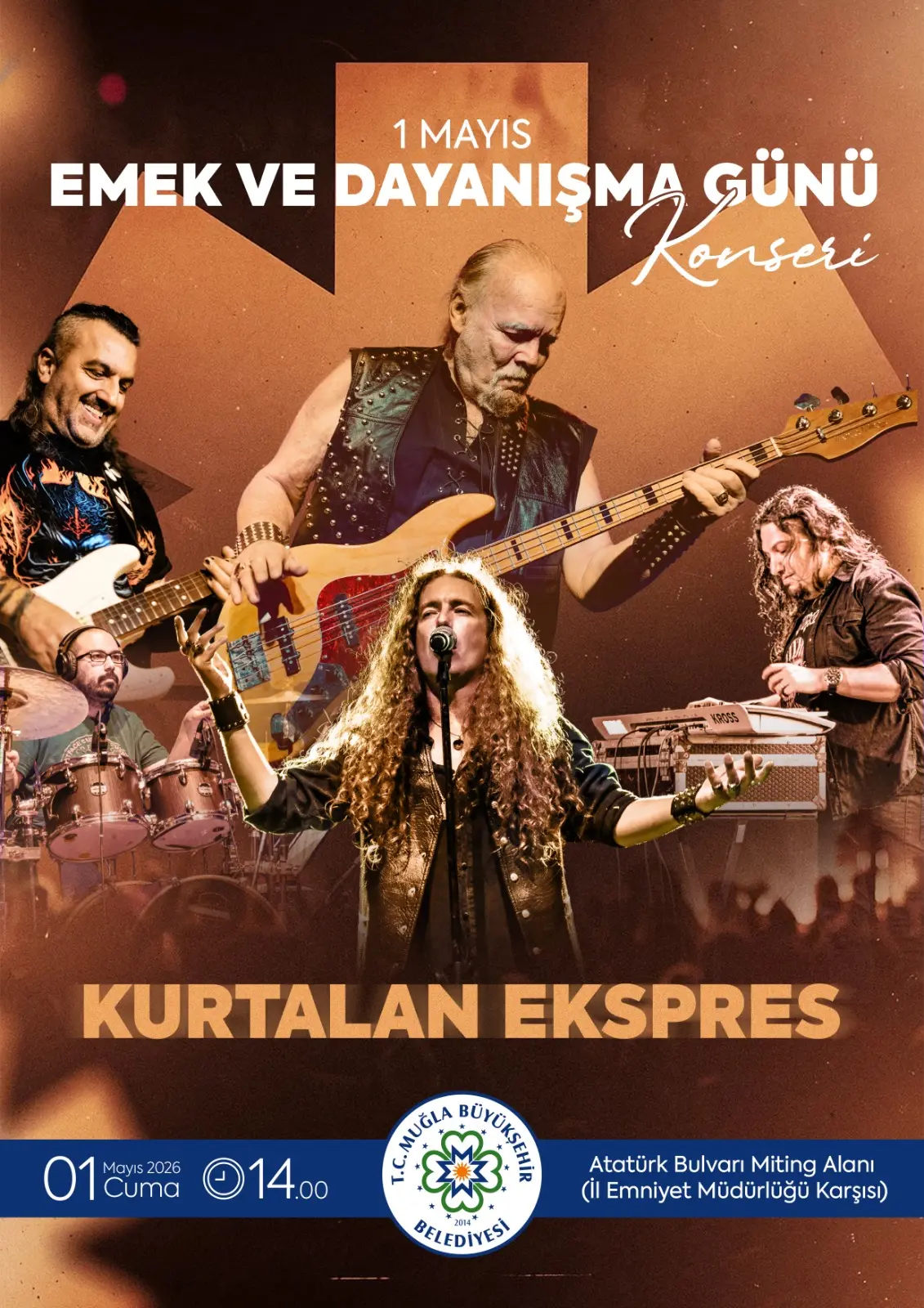 1 Mayıs Emek ve Dayanışma Günü Konseri Etkinliğine Davetlisiniz