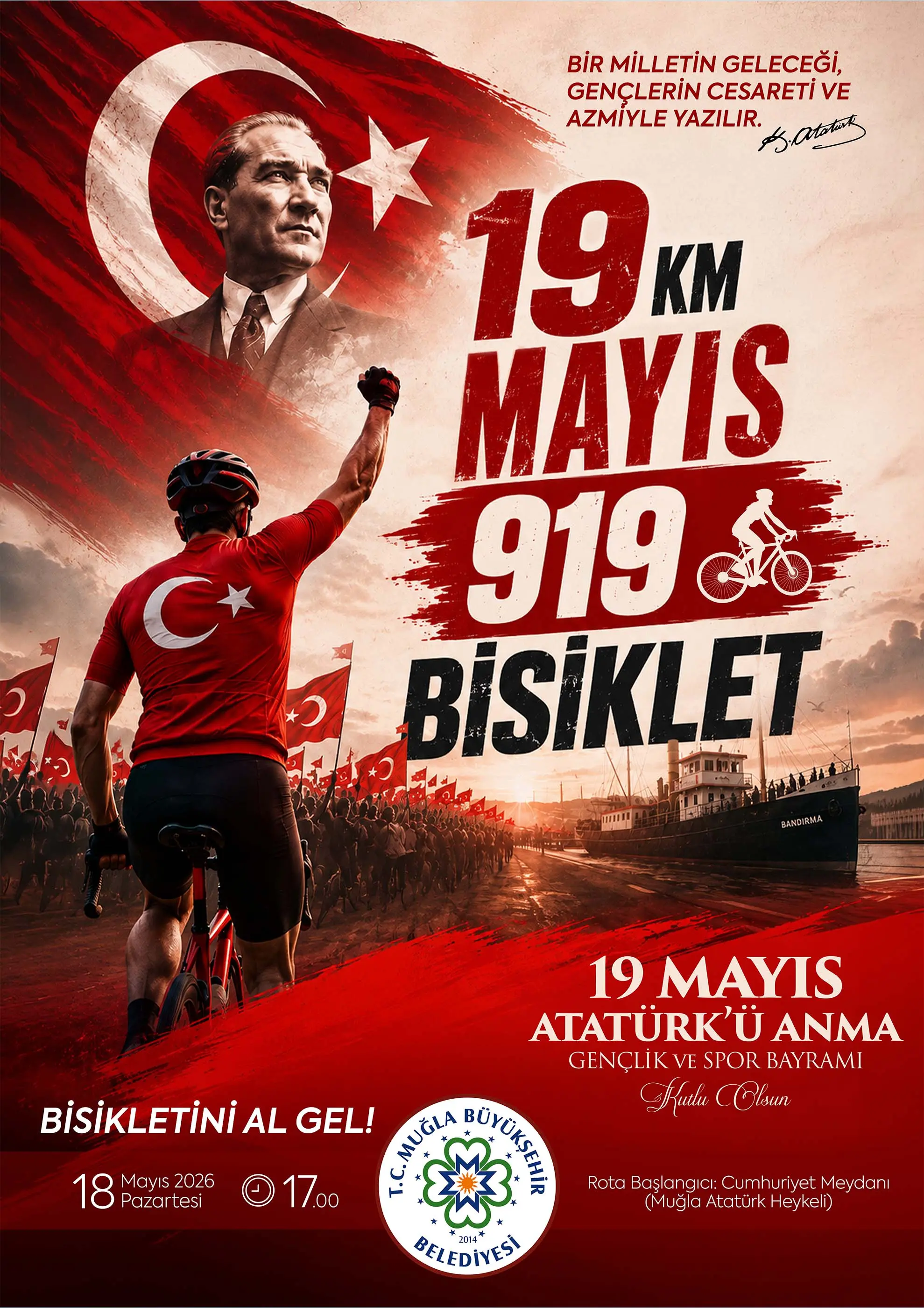 19 Mayıs Bisiklet Etkinliği Etkinliğine Davetlisiniz
